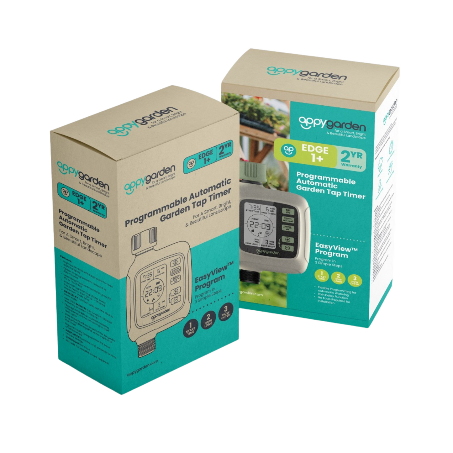 Appygarden™ Edge 1 Plus Tap & Water Timer (1 Port, 1 Program)