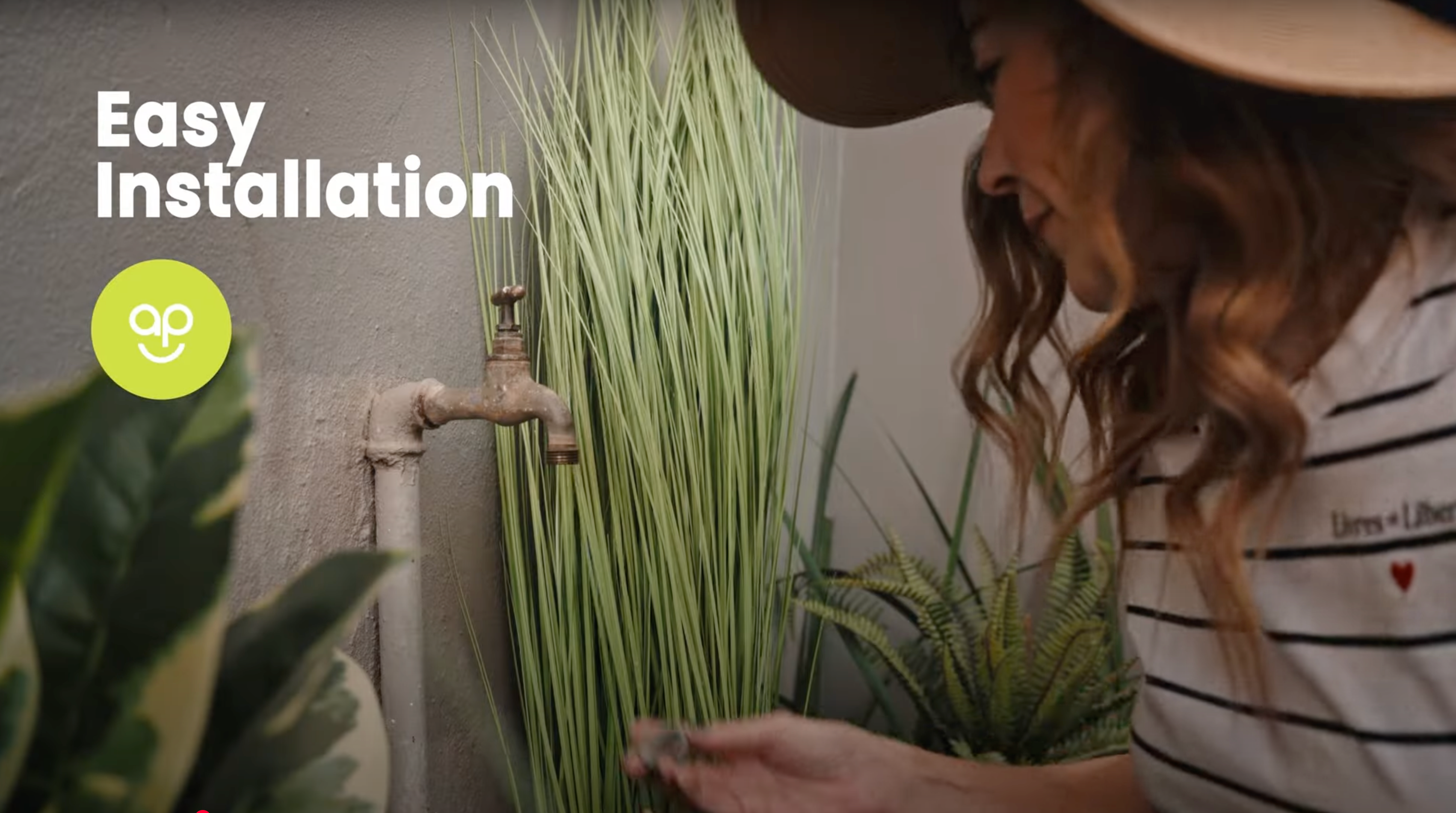 Load video: Appygarden™ Edge 1 Plus Programmable Automatic Garden Tap Timers for easy automated wateringThe Appygarden™ Edge 1 Plus water timer features simple, easy installation and programming. You can set the start time, duration, and frequency of your desired watering times. With an ergonomically designed inlet, you can attach the timer to your tap easily with no tools required. The large, easy-to-read, and waterproof LCD display (IP65) allows you to program with ease and confidence.